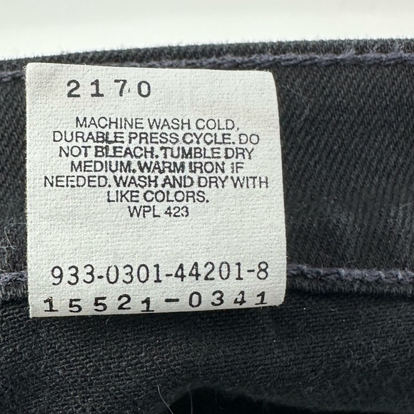 Vintage 2001 Levis 512 Slim Fit Tapered Leg Sz 14 Mom Jeans U0 - Picture 5 of 5